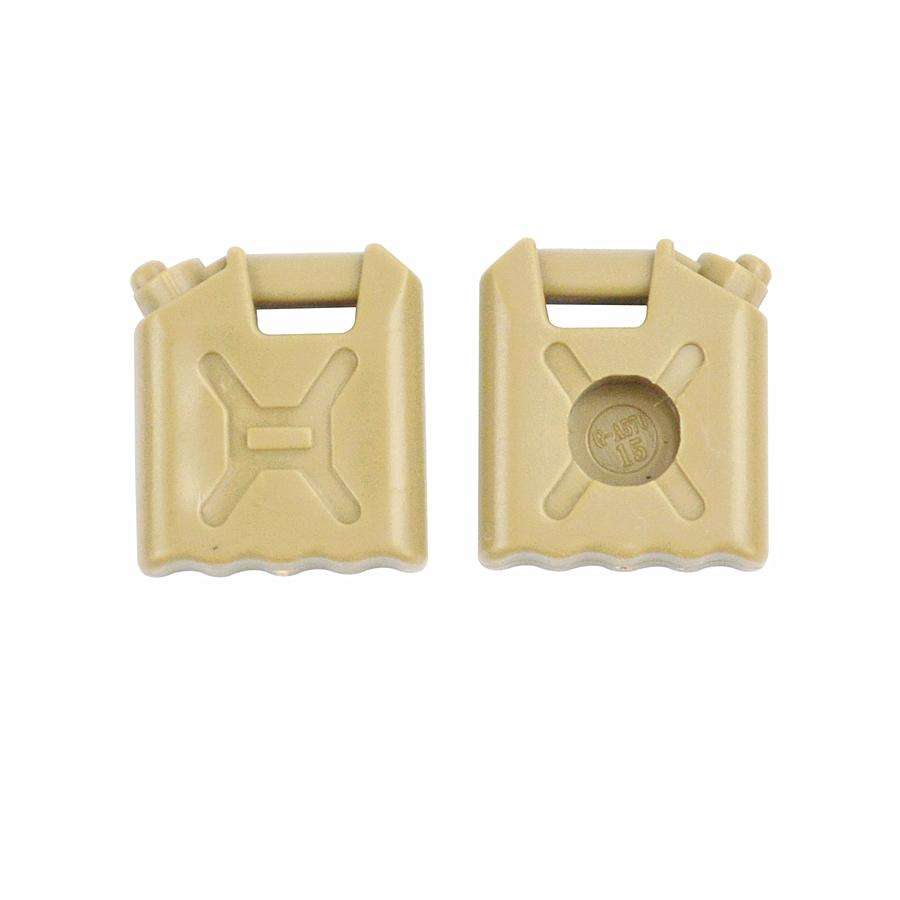 MOC WW2 Oil Box Military Weapons Accessory Building Blocks City Soldier Army Car Oil Pot Barrel Bricks MOC Toy for Kid