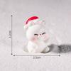 Cute Micro-landscape Christmas Puppy Pig Playing with SnowSmall Animal Decorative Accessories Desktop Mini Ornaments