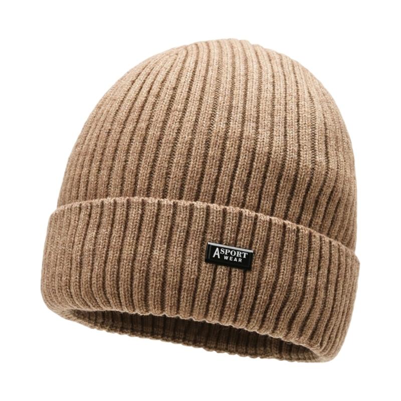 

Practical Wash Resistant Knit Cap Nonslip Design Thermally Insulation For Snowboarding Trekking Unisex Headwear
