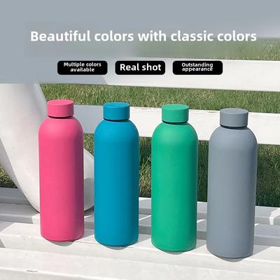 Cross-border 304 Stainless Steel Thermos Cup American Small Mouth Outdoor Sports Water Cup Outdoor Vacuum Cold Water Cup