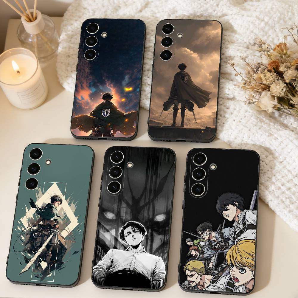 W-Wings of Freedom AOT Phone Case For Samsung Galaxy A73,A72,A71,A70,A53,A52,A51,Others Soft Black Cover