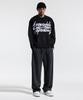CREAM SODA LAB Pigment Wide String Pants Black