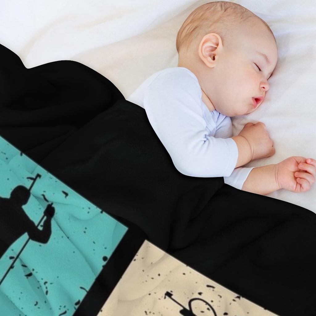 Biathlon Skiing Cross Country Skiing Biathlete Gift Skier Throw Blanket Winter beds anime Beautifuls Bed Fashionable Blankets