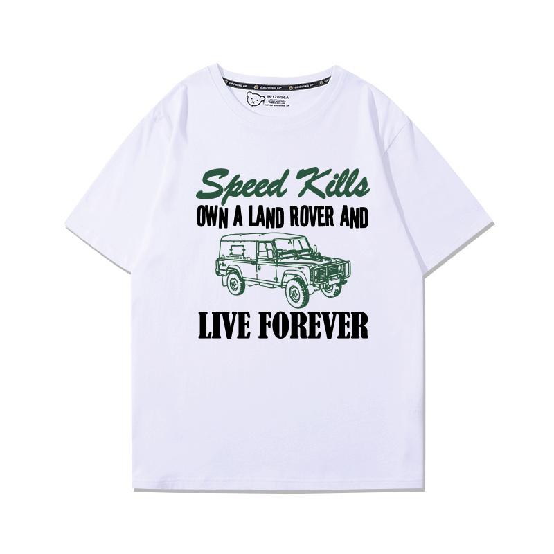 Defender Hard Off-road Krátky rukáv Pánske Dámske Nové Bavlnené Ležérne Tričko Oblečenie Originálny dizajn Nadrozmerné Top Tričko