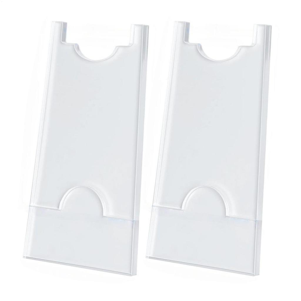 2pcs Couch Wall Spacer Adjustable Acrylic Clear Non-slip Bed Stoppers Wall Bumpers For Sofa Safety Protection Enhanced Airflow