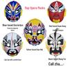Chinese Opera Hand-Painted Face Mask