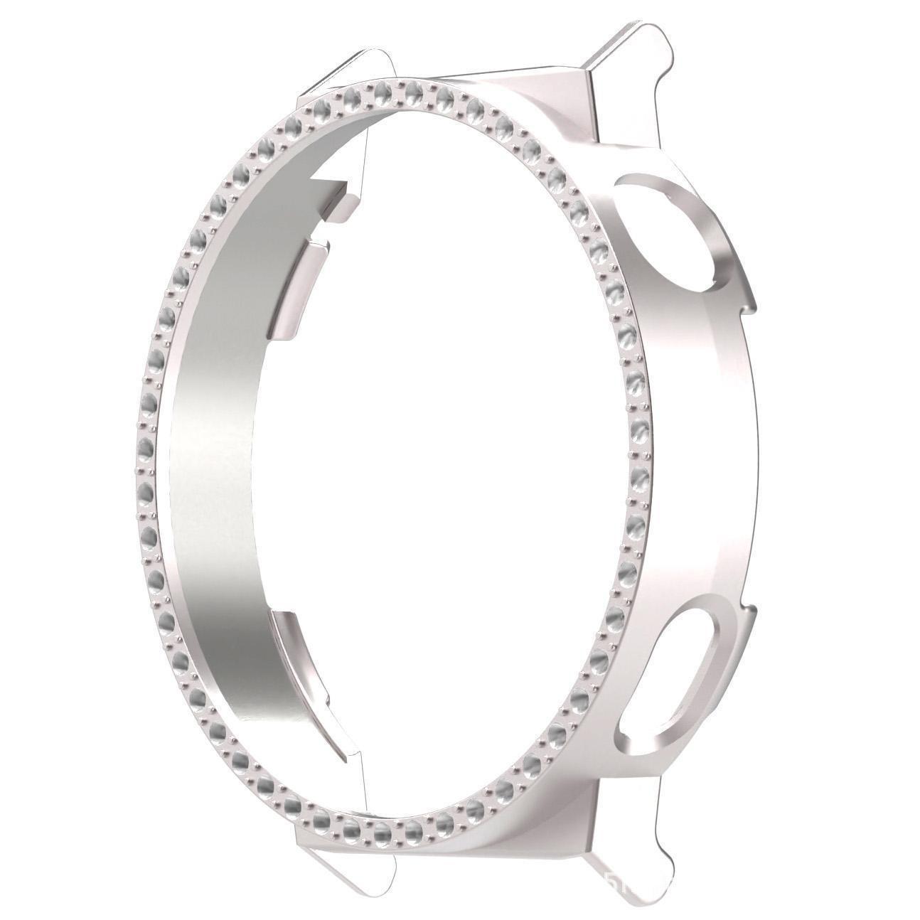 

Защитный полуобхватывающий гальванизированный чехол с бриллиантами для Huawei Watch GT5 Pro 42 мм звездного света