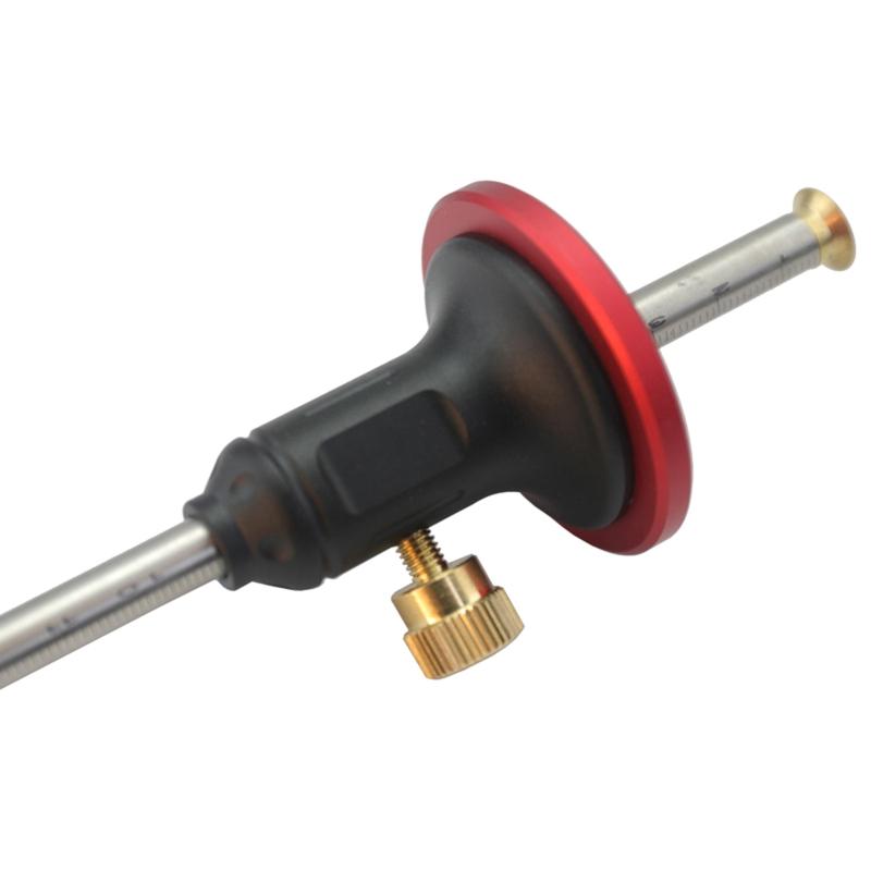 High Precision Mortise Gauge for w/ Scale European Scriber Ruler Woodworking Line Drawing Marking Tool for Carpenter Cab