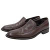 EMPORIO ARMANI Men's Brown Leather Loafers, Size 40, XEU095 shoes 40 BrownUsed