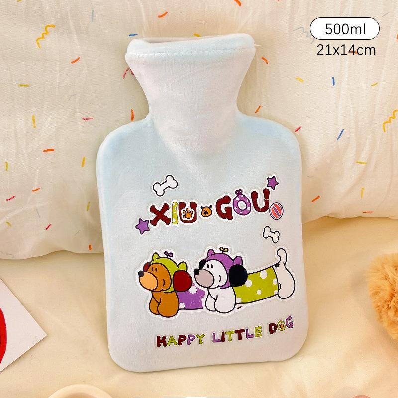 

Плюшевая грелка для горячей воды, студенты заливают воду для согревания рук, сокровище-девочка, грелка для согревания кровати и живота