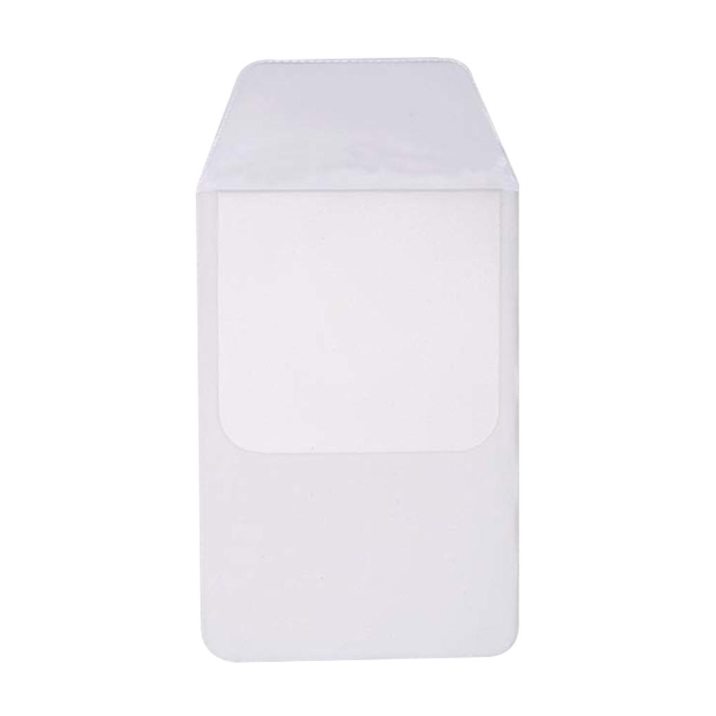 

10 шт./компл. ПВХ ручка вставлена герметичный карман протекторы рубашка карман для школы больница офис, смешанный цвет