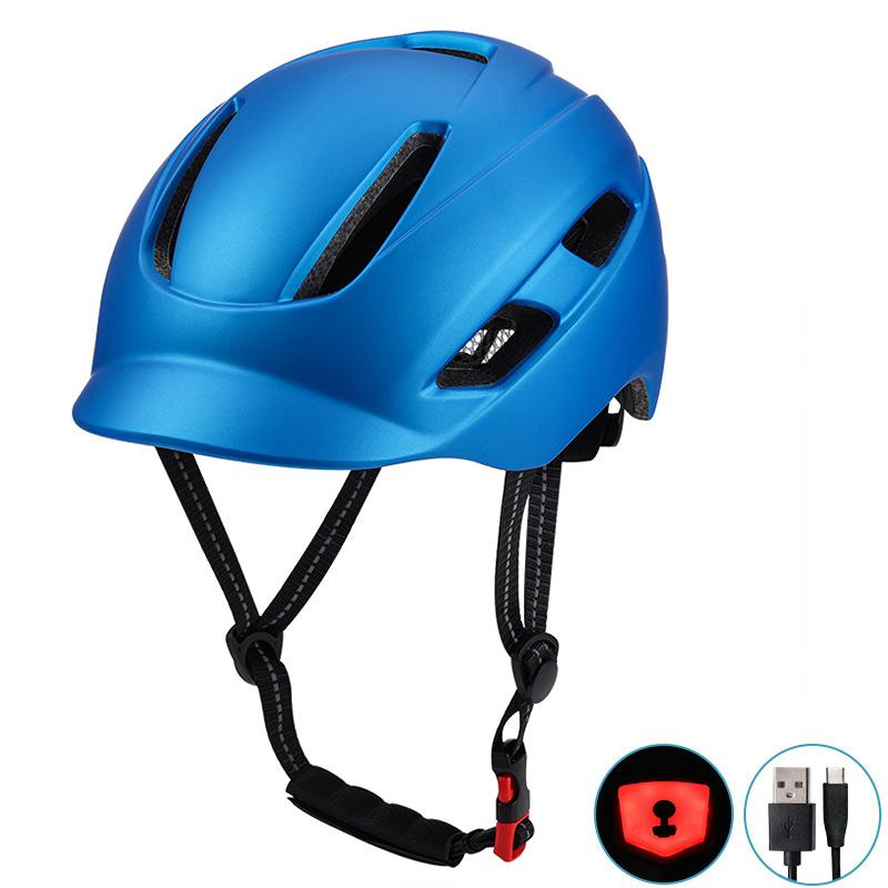 2026 City Commuter Leisure Helmet Integrated Road Mountain Bike Riding Belt USB Bike