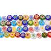 Jingde Thousand Flower Lampwork Floral Glass Beads for DIY Jewelry Accessories