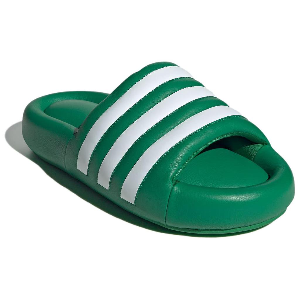 Adidas Adilette 24 Slide Green White Unisex Sneakers Cloud-White JS3475
