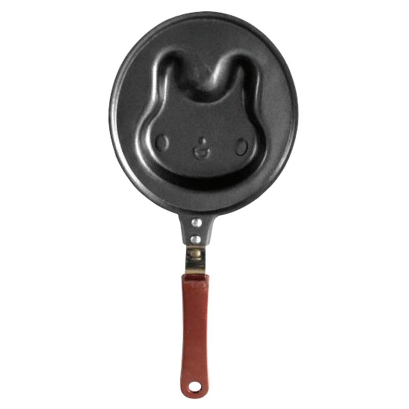Mini Äggstekpanna Köksartiklar Frukost Kärlekspanna Pannkakspanna Hjärta Omelettpanna Jarhead Utan Lock Gjutjärn Svarta Artiklar