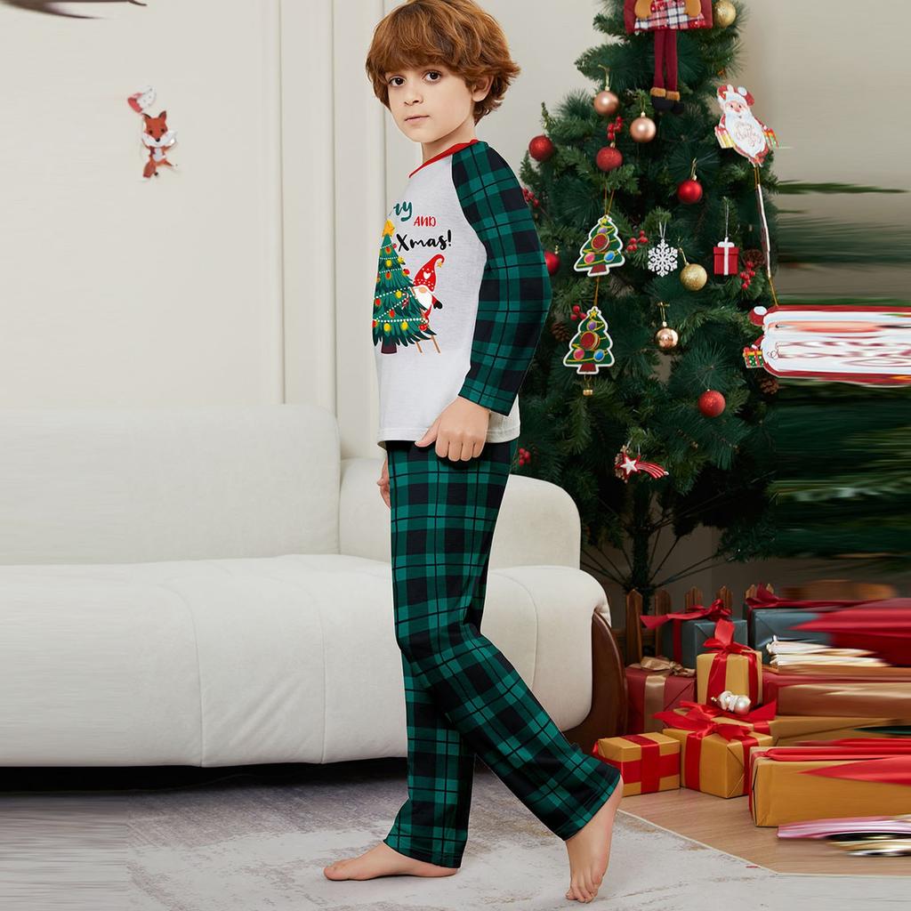 Weihnachten Eltern Kind Familie Set Wohnkultur Weihnachten Pyjamas Zwei Stück Set