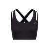 Round Neck Comfortable Breathable Fashion Sports Underwear Women Underwear Black 2032C929-001