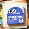 Kawaii Pull-out Sticky Notes Pearlescent Square Writing Pad Portable Cartoon Notepads  Office
