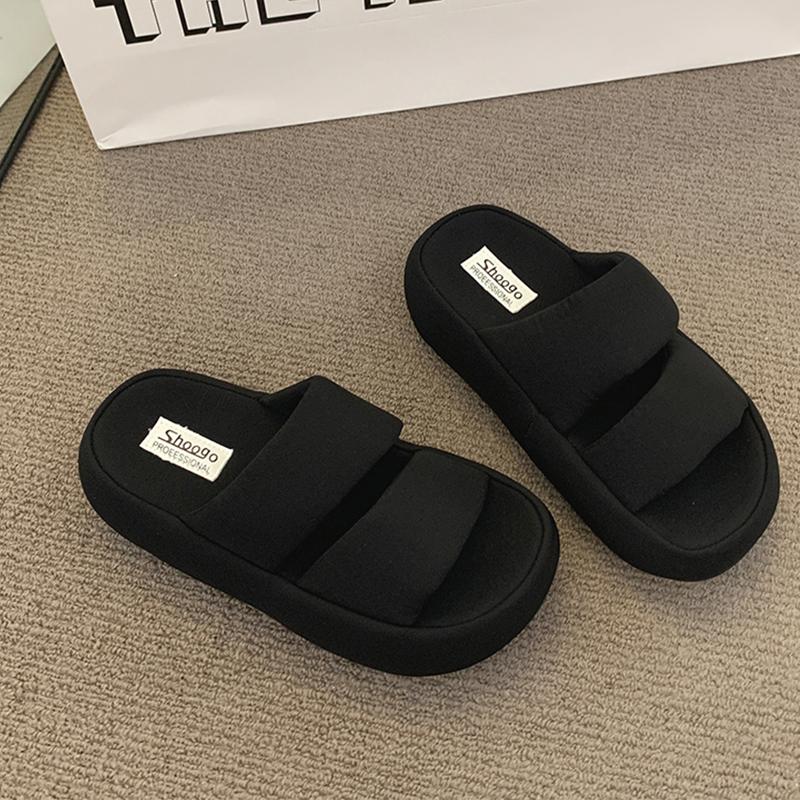Fashion Flats Platform Women Slippers Fashion Designer Shoes Dress Summer Woman's Sandals 2025 Casual Slides Luxury Zapatos De Mujer