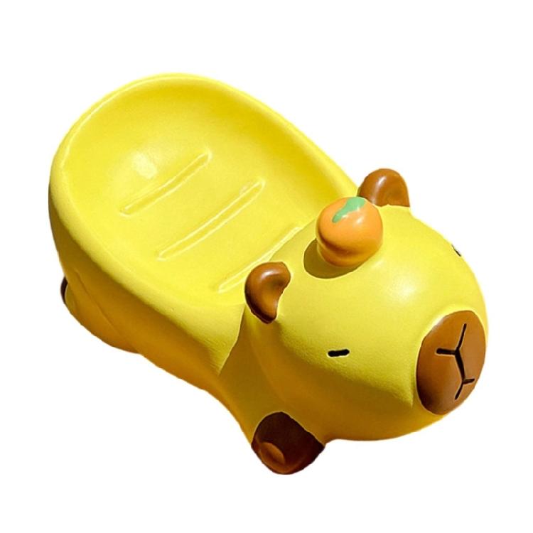 

Lovely Soap Box Holder Draining for Kitchen And Shower Easy Cleaning For Bathroom and Kitchen Accessories жовтий