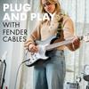 Fender Professional Series Tweed Instrument Cable, Straight/Straight, Daphne Blue, 18ft, 0990815204
