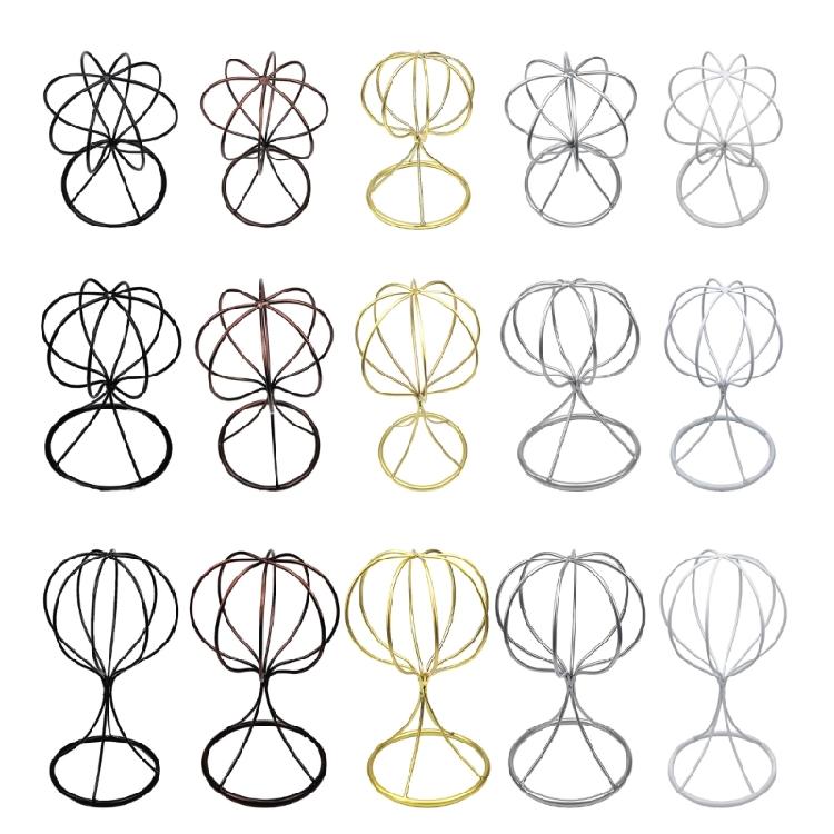 Multipurpose Iron Hat Display Stands With Stable Base Suitable for Exhibitions and Photography Props Daily Use