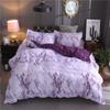 Versatile Marble Pattern Soft Bedding Duvet Cover Set With Matching Pillowcase Choices