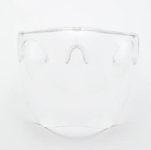 

Full Face Sunglasses Mask Women Men Protective Faceshield Glasses Goggles Covered Spherical Lens Anti-Spray Cycling Sunglasses прозорий