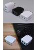 30W Smart USB Charger with Light, Fast 5V3A, Multi-Port EU & US Versions