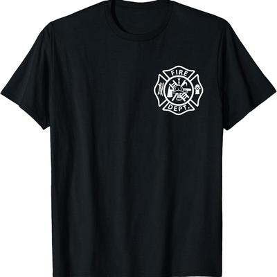 Logo Hasičského sboru Uniforma Symbol Hasiče Vybavení Hasiče Tričko Velikost S 3XL