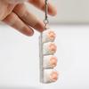 Led Silicone Plush Cat Claws Keychain Key Ring Pendant Mobile Phone Backpack Pendant Desktop Accessories Relaxation Press Tool