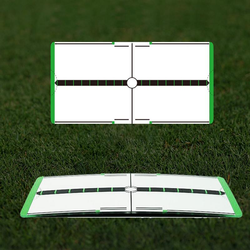 Golf Putting Mirror Golf Training Mirror Aid Practice Portable Trainer Tool For Backyard Beginner Golfer Consistency Improved