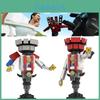 Interactive Skibidi Toilet Light Bulb Man Building Toy 230pcs Abs Blocks