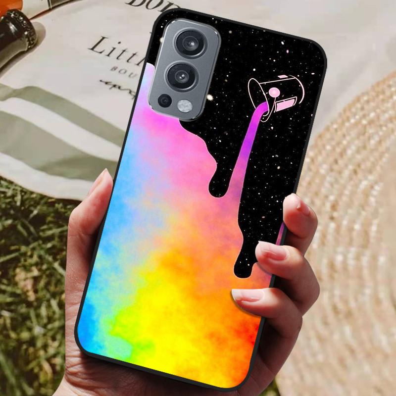 Für OnePlus Nord 2 5G Hülle Silikon Rückabdeckung Handyhülle Für OnePlus Nord2 5G Hüllen für One Plus Nord 2 5G Weicher Stoßfänger Funda