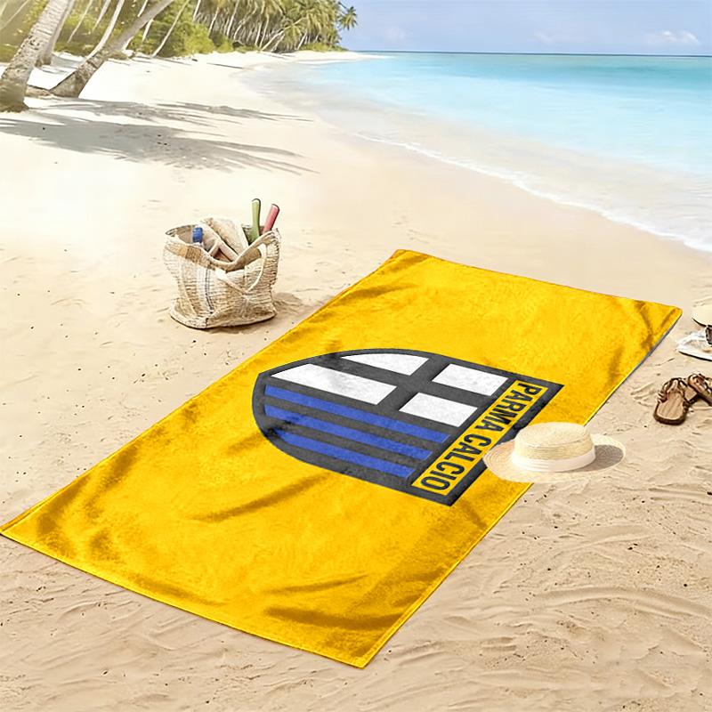 Parma Calcio Print Beach Towel, Large Soft Quick Dry Towel for Beach Camping Swimming