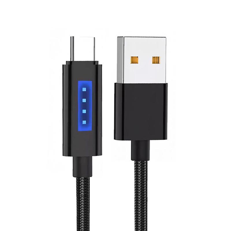 120W Type-C Auto Power Off Charging Cable for Apple, Huawei, Vivo, Oppo, Xiaomi