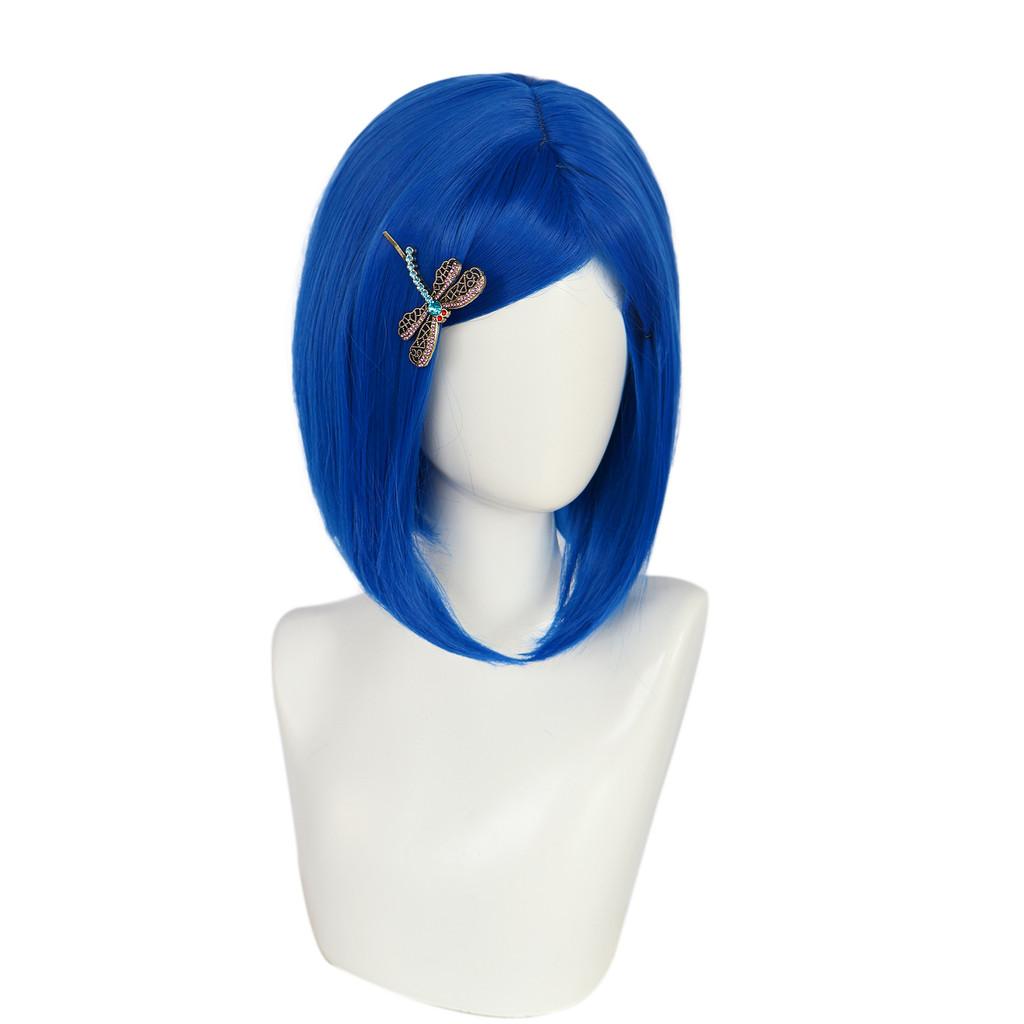 Coraline Den Hemmelige Dør Cosplay Paryk Med Højtemperatur Silke Til Rollespil Og Kostumefester