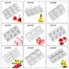 Heart Bow Moon Cloud Mousse Cake Mold Cherry Silicone Molds For Baking Pudding Dessert Chocolate Fruit Cake Decorating Tools