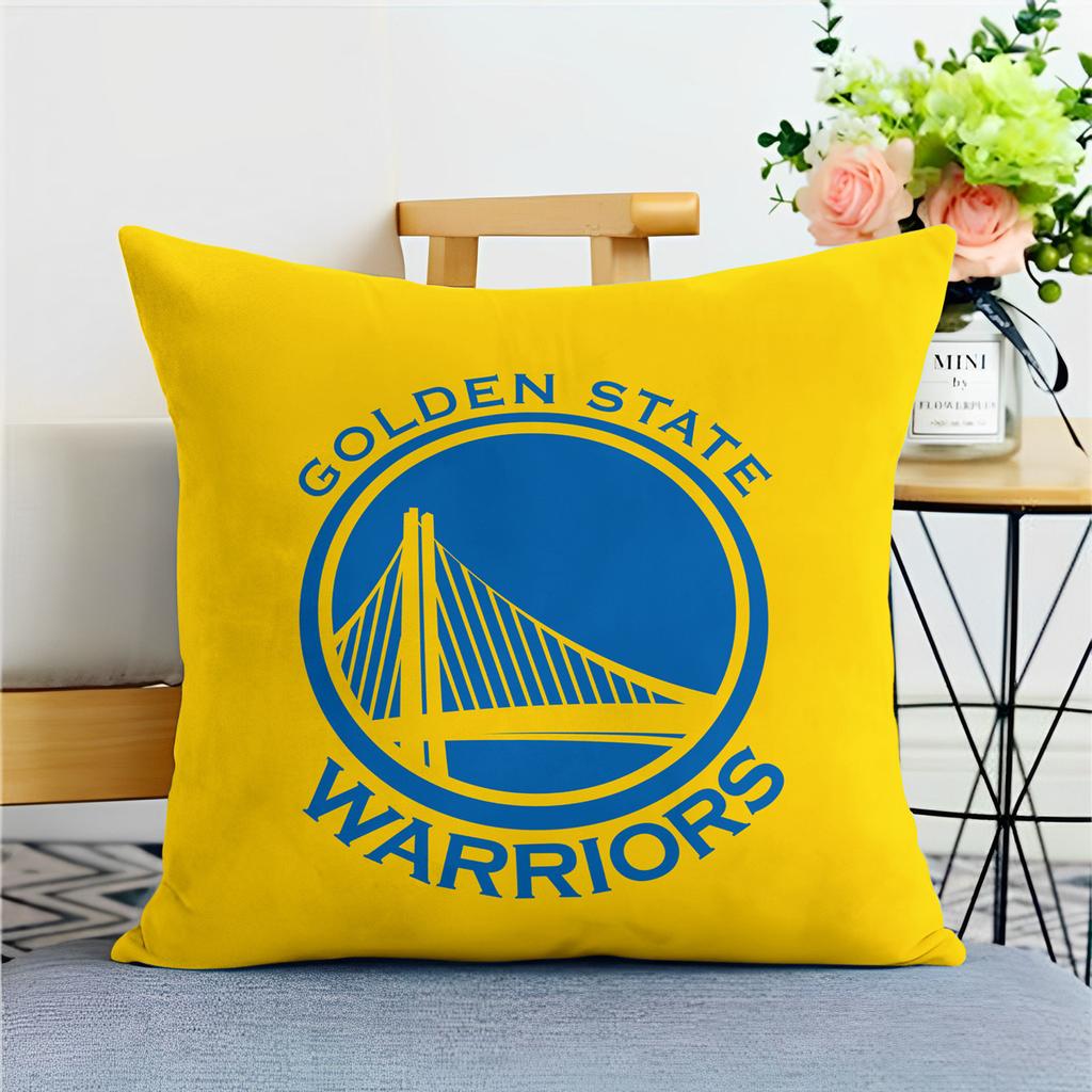 Poduszki Periferyjne NBA Logo Drużyny Koszykówki Lakers Warriors Poduszki Pokojowe Poduszki na Sofę do Salonu
