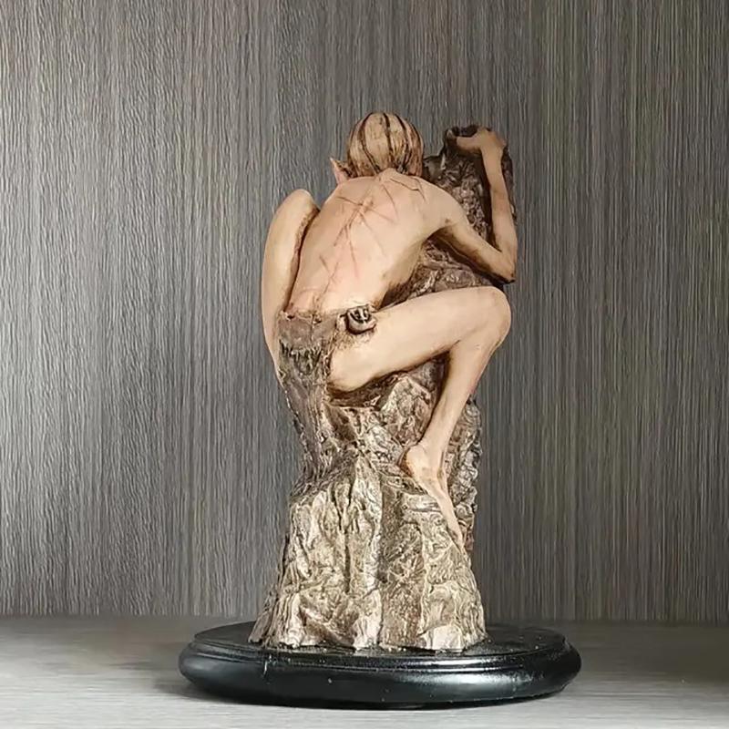 Gollum Statues Sculpture Polyresin Arts Gifts Figurine Ornament Room Decor For Men Home And Crafts Desktop Accessories Tabletop