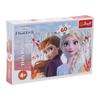 Puzzle - TREFL - La Reine des Neiges - 60 pièces - Elsa et Anna - Dessins animés et BD