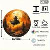 Modern Halloween Fantasy Metal Wall Art for Living Room Bedroom
