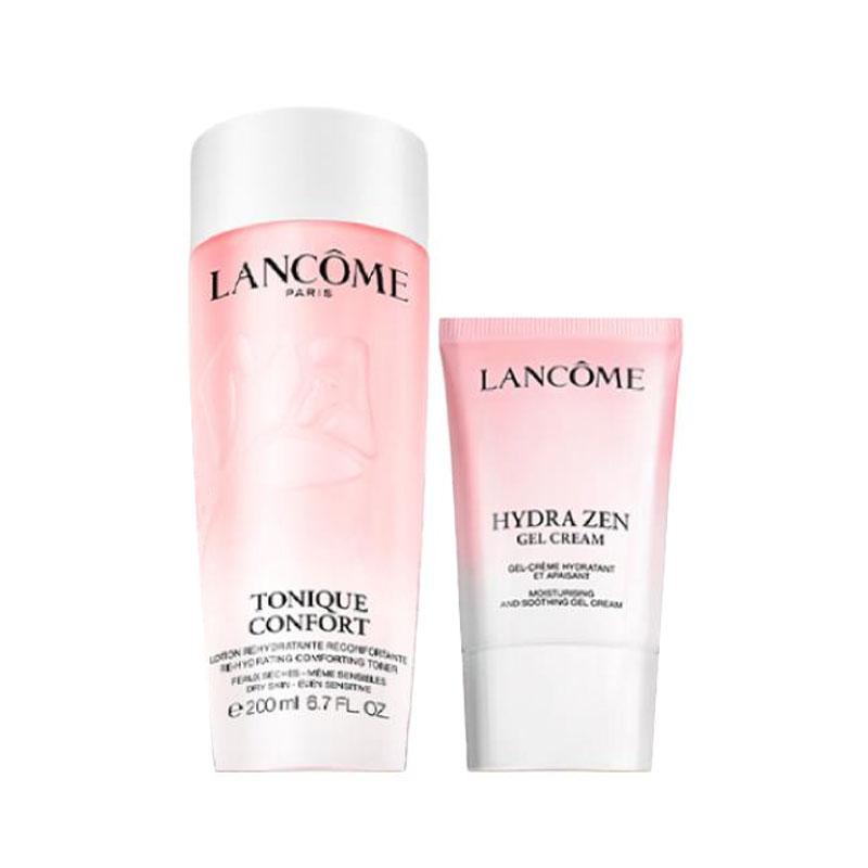 LANCÔME Skin Care Set Third Generation Large Powder Face Two-piece Set: Large Powder Water 200ml + Powder Water Cream 30ml Without Gift Box Gift Bag