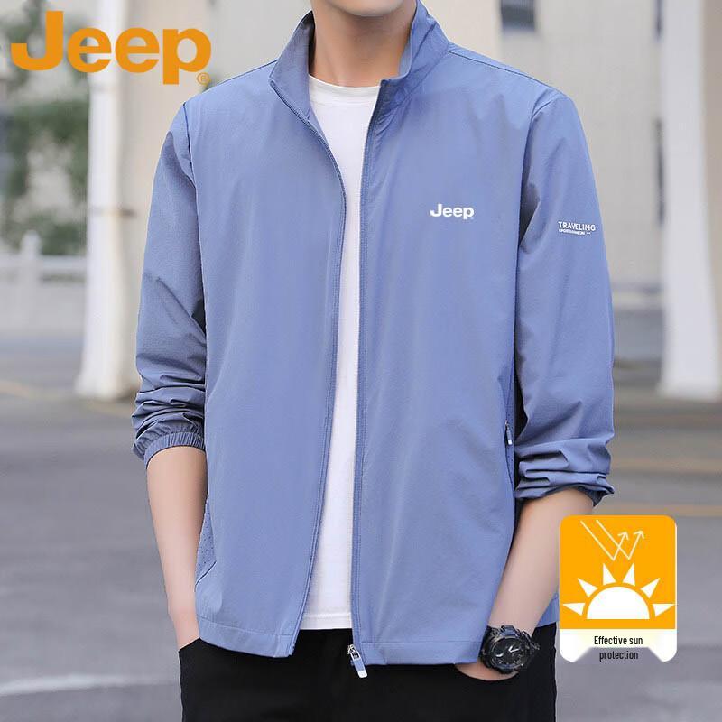 

JEEP Men s Ice Silk Sun Protection Jacket L