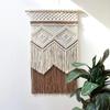 Bohemian Wandbehang Wandteppich Makramee Wanddeko Traumfänger Handgefertigte Handarbeit Für Schlafzimmer Wohnzimmer Dekor D40 x 70cm