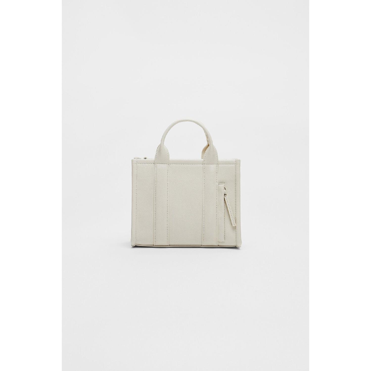 

Мини-сумка-тоут белый