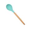 12pcs Green Silicone Kitchen Ware Shovel Spoon Kitchen Tool Spoon Storage Bucket Set