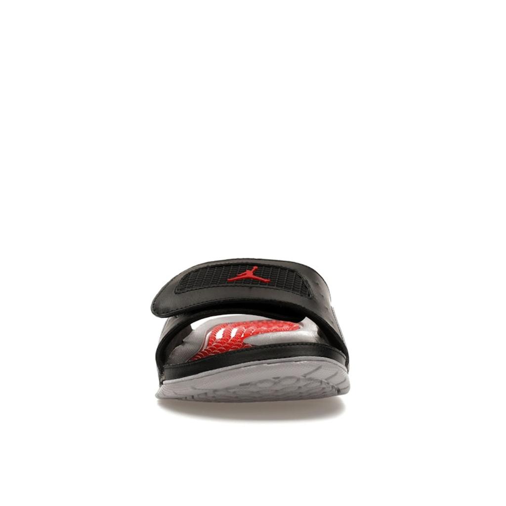 Air Jordan Jordan Hydro 4 Retro Slide Black Cement Men Sneakers Cement-Grey Fire-Red 532225-060