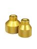 Aluminum Alloy Knurled Handwheel Knob with Hand-Tightening Nut for Slide Table