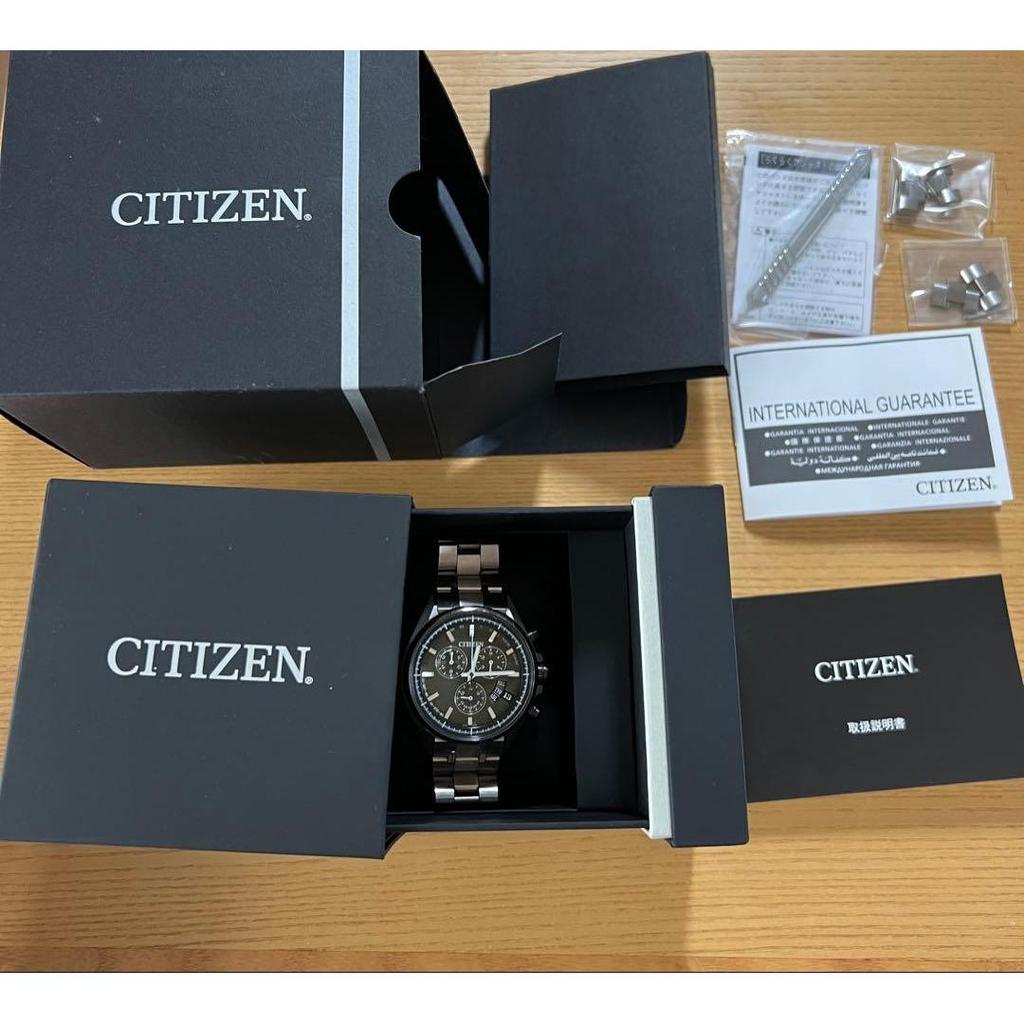 Used Citizen H610-T024572 Attesa World Time Solar Radio